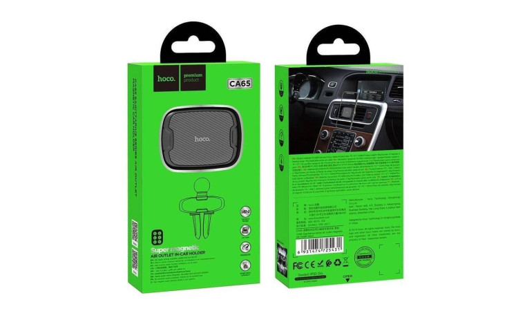 Держатель автомобильный для телефона HOCO CA65 Saggitarius air outlet car holder черный