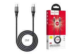Кабель USB Type-C - USB Type-C HOCO X50, 5A/20V, PD100W (черный) 2м (в оплетке)