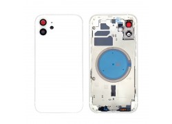 Корпус для iPhone 12 (белый) CE (литое стекло + магнит) org