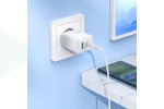Сетевое зарядное устройство USB + USB-C HOCO N71 Nuevo PD30W+QC3.0 (черный)