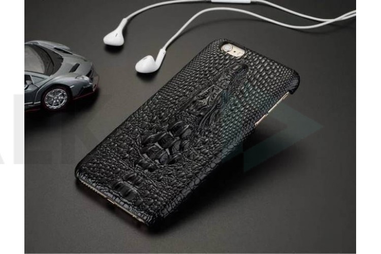 Чехол FASHION для Apple iPhone 7 Plus/8 Plus голова крокодила 3D (черный)