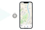 Беспроводная метка AirTag HOCO DI29 Plus Water droplet shape ant-ilost tracker (белый)  ( работает только с iOS Apple)