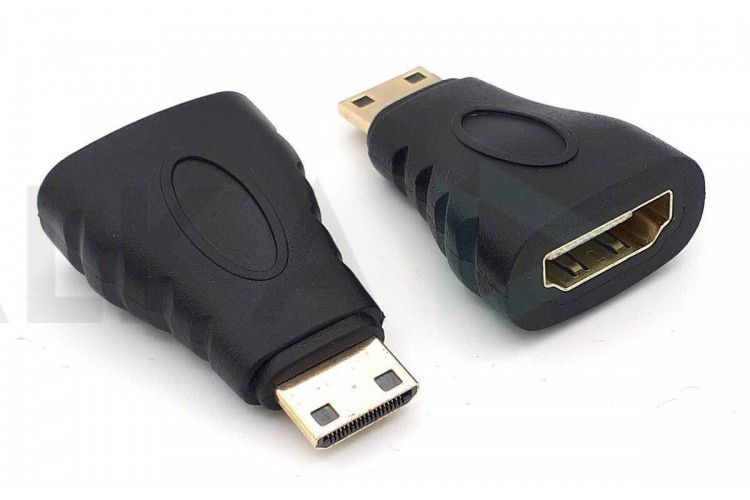 Переходник miniHDMI (папа) - HDMI (мама) V1.4