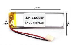 Универсальный аккумулятор 60x17x4 3.7V 900mAh (042060P) (3/1)