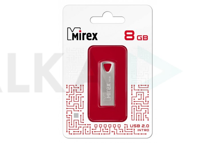 Флешка USB 2.0 Mirex INTRO 8GB (ecopack)