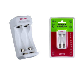 Зарядное устройство для аккумуляторов Perfeo PF-UN-210 Ni-MH/CD, 5V, 2 слота, AA/AAA