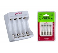 Зарядное устройство для аккумуляторов Perfeo PF-UN-410 Ni-MH/CD, 5V, 4 слота, AA/AAA