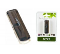 Картридер Perfeo Card Reader SD/MMC+Micro SD+MS+M2, (PF-VI-R013 Black) чёрный