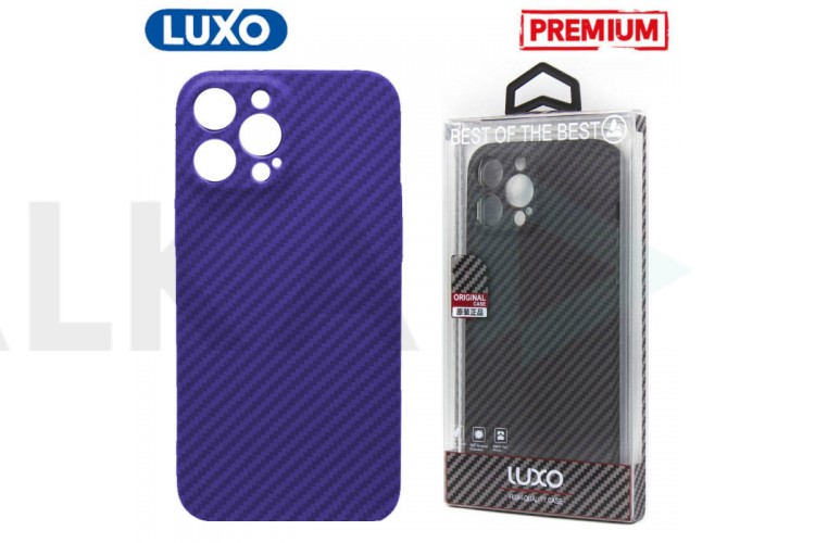 Чехол для телефона LUXO CARBON iPhone 14 PRO MAX (фиолетовый)