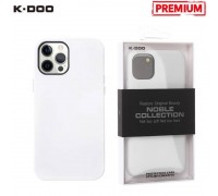 Чехол для телефона K-DOO NOBLE COLLECTION кожаный iPhone 12 PRO MAX (белый)