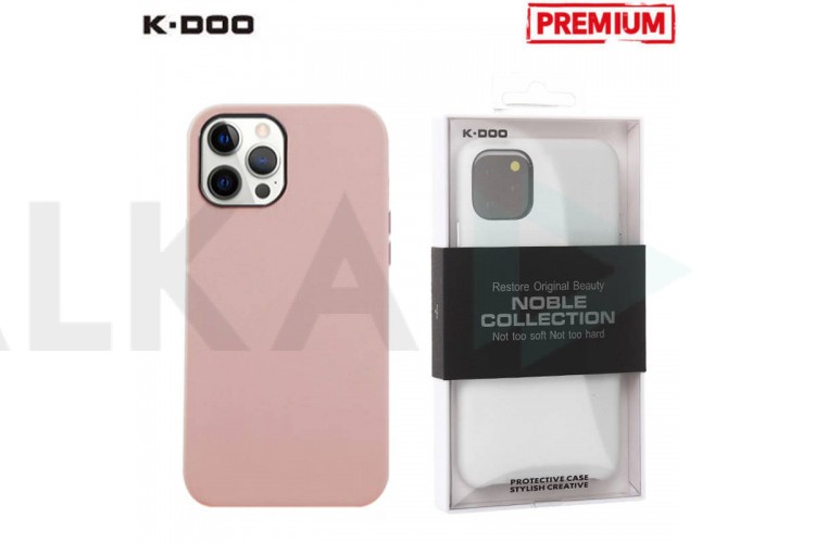 Чехол для телефона K-DOO NOBLE COLLECTION кожаный iPhone 14 PRO MAX (розовый)