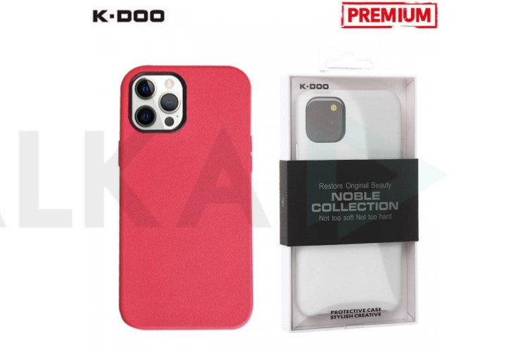 Чехол для телефона K-DOO NOBLE COLLECTION кожаный iPhone 14 PRO (красный)