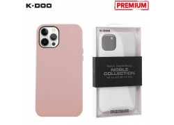 Чехол для телефона K-DOO NOBLE COLLECTION кожаный iPhone 14 PRO (розовый)