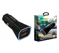 Автомобильное зарядное устройство 2USB More choice AC24 2.4A  (Black)