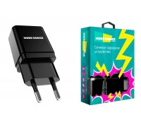 Сетевое зарядное устройство USB More choice NC33 1.0A (Black)