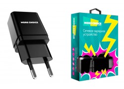 Сетевое зарядное устройство USB More choice NC33 1.0A (Black)