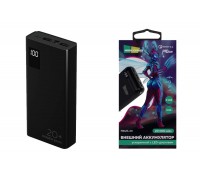 Универсальный дополнительный аккумулятор Power Bank More choice PB32S-20 Smart 3USB Type-C 3A PD 20W+QC3.0 быстрая зарядка (20000mAh) (Black)