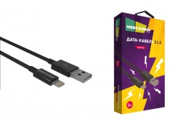 Кабель USB - Lightning More choice K24i TPE 2.1A 1м (Black)