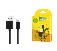 Кабель USB - Lightning More choice K13i TPE 2.4A 1м (Black)