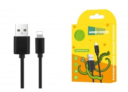 Кабель USB - Lightning More choice K13i TPE 2.4A 1м (Black)