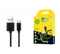 Кабель USB - USB Type-C More choice K13a TPE 2.4A 1м (Black)