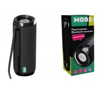 Портативная беспроводная колонка More Choice BS22 5.3 2*5W 1800mAh (Black)