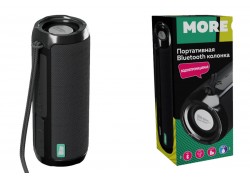 Портативная беспроводная колонка More Choice BS22 5.3 2*5W 1800mAh (Black)