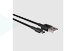 Сетевое зарядное устройство 2USB + кабель Type-C More choice NC11a 2.4A (Black)