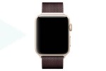 Металлический магнитный браслет  "Миланское плетение" для Apple Watch 38-40 мм цвет коричневый