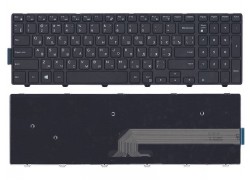 Клавиатура для ноутбука Dell Inspiron 15-3000, 15-3552, 15-3555, 15-3565, 15-3567, 15-5000, 15-5547, 15-5559, 15-5566, черная