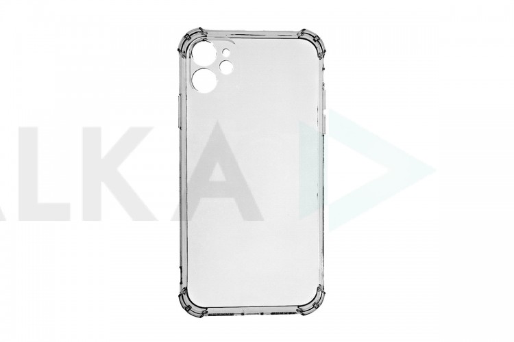 Чехол силиконовый iPhone 11 (6,1) с усиленной защитой по углам (прозрачный)