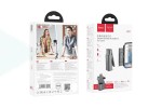 Микрофон беспроводной петличка HOCO S31 Stream wireless microphone + receiver Type-C серый