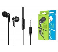 Наушники вакуумные проводные BOROFONE BM47 Dreamt universal earphones (черный)