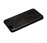 Чехол для Iphone 6 (5.5) кожаный под крокодила (черный)