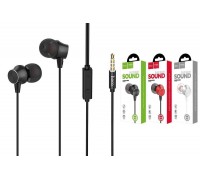 Наушники вакуумные проводные HOCO M51 Proper sound universal l (черный)
