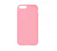 Чехол для iPhone 6/6S "Жидкий силикон" полупрозрачный (розовый)