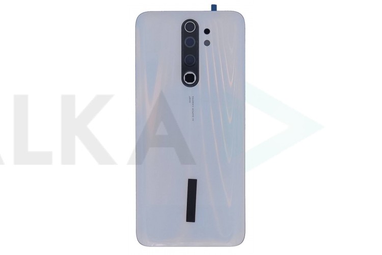 Задняя крышка для Xiaomi Redmi Note 8 Pro + стекло камеры (белый) + проклейка HQ