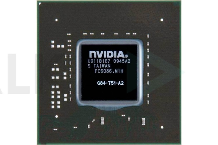 Видеочип nVidia GeForce 8700M GT, G84-751-A2, 64Bits, 128MB