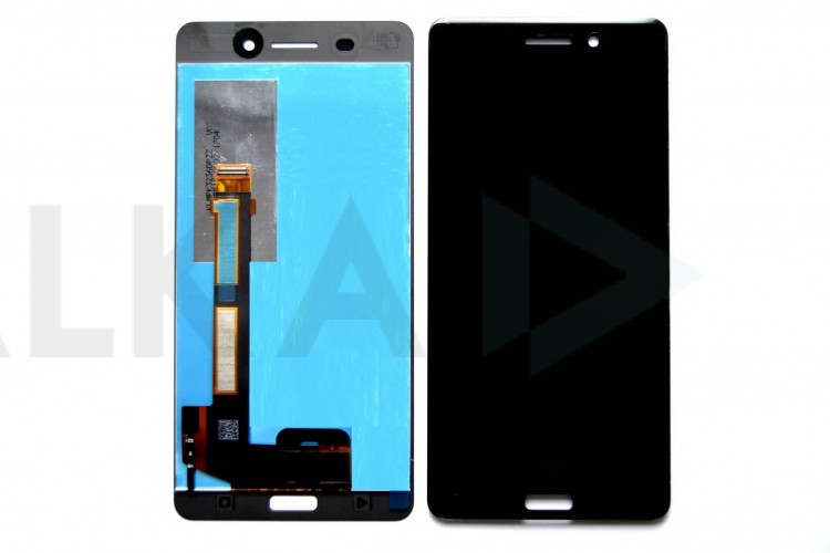 Дисплей для Nokia 6 (TA-1021/ TA-1000/ TA-1025/ TA-1033/ TA-1039) в сборе с тачскрином (черный) NC