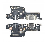 Шлейф для Realme C25/ C25S с разъемом зарядки + разъем гарнитуры (плата) org