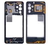 Средняя часть для Samsung A325F Galaxy A32 4G (рамка задней крышки) черный