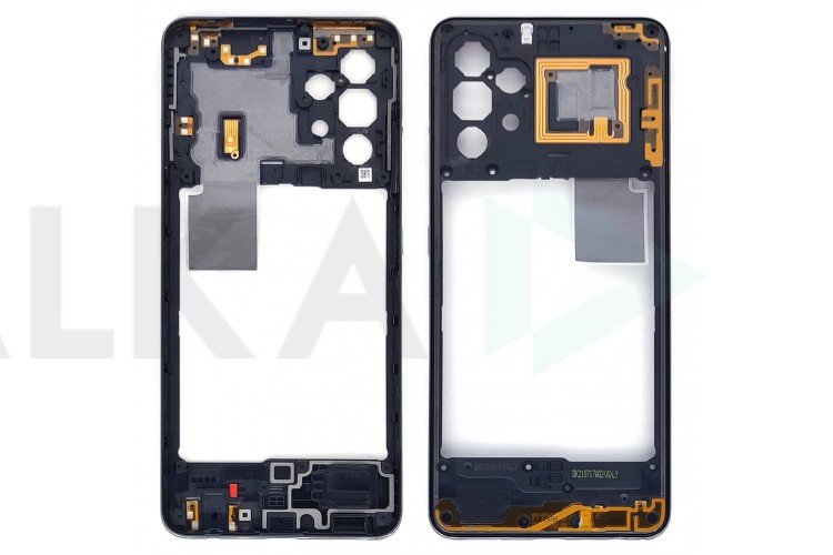 Средняя часть для Samsung A325F Galaxy A32 4G (рамка задней крышки) черный
