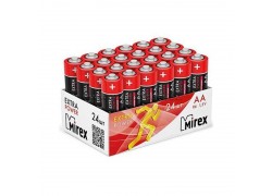 Батарейка солевая Mirex R6 / AA 1.5V цена за 24 шт 23702-ER6-B24 