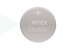 Батарейка литиевая Mirex CR2016 3V цена за блистер 4 шт (23702-CR2016-E4)