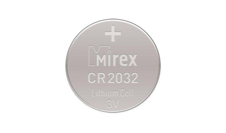 Батарейка литиевая Mirex CR2032 3V цена за блистер 4 шт (23702-CR2032-E4) Батарейка литиевая Mirex CR2032 3V цена за блистер 4 шт (23702-CR2032-E4)