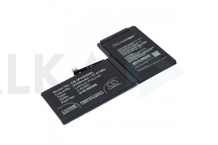 Аккумуляторная батарея iPhone Хs Max Li-ion 3150 mAh Cameron Sino CS-IP850SL