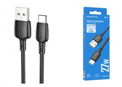 Кабель USB - USB Type-C BOROFONE BX93 27W (черный) 1м