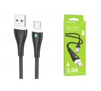 Кабель USB - USB Type-C BOROFONE BX100, (серый) 1м