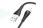 Кабель USB - USB Type-C BOROFONE BX100, (серый) 1м