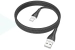 Кабель USB - USB Type-C BOROFONE BX100, (серый) 1м